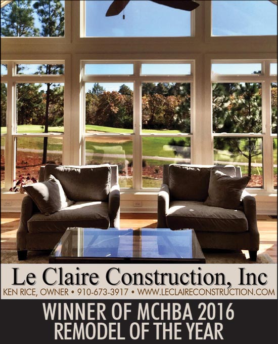 LeClaire Construction owner Ken Rice awards 2016 MCHBA Home Remodel of the Year